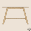 Modern DIY Console table Plan. Designed in autocad. angle view