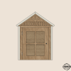 Little Free Library Plans 3D AutoCad Drawing Front Lindwod