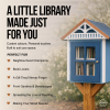 Custom little street library perfect for neighbourhood champions, book lovers, and creating community spaces