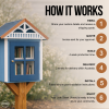 How it works: 6-step custom little street library process from email to installation and enjoyment